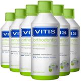 6x Vitis Mondwater Orthodontic 500 ml