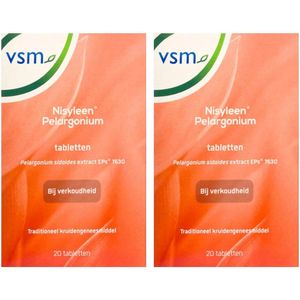 VSM Nisyleen Pelargonium - 2 x 20 tabletten