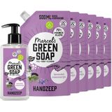 Marcel's Green Soap Handzeep Lavendel & Rozemarijn 250 ml + 6 Navullingen Pakket