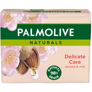 12x Palmolive Tabletzeep Naturals Amandel & Melk 4x 90 gr