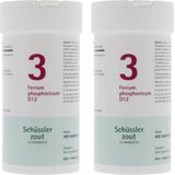 2x Pfluger Schussler Zout nr 3 Ferrum Phosphoricum D12 400 tabletten