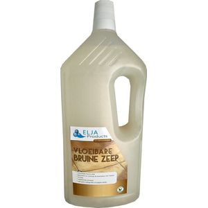 Elja vloeibare bruine zeep | 2L | Milieuvriendelijk | Natuurzeep