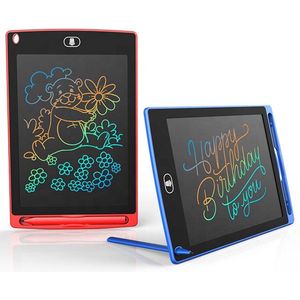 LCD Tekentablet Kinderen ""Rode"" 10 inch Kleurenscherm - Sinterklaas - Sint - Kindertablet - Sinterklaas Cadeautjes - Kerst - Teken Tablet - Tekentablets - Ewriter - Teken Ipad - Schrijven - Verjaardag - Cadeau - Montessori Speelgoed