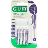 4x GUM Trav-Ler Ragers Paars 1.2mm 4 stuks