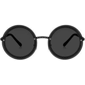 Ronde zonnebril zwart - festivalbril / hippie bril / technobril / rave bril / butterfly glasses / retro zonnebril / dames / heren / unisex / zonnebrillen / carnaval bril / accessoires / feest bril / gekke bril / verkleed bril
