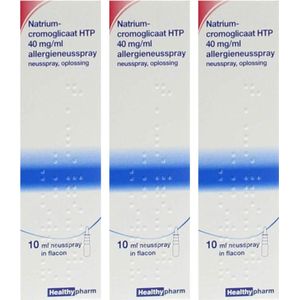 Healthypharm Natriumcromoglicaat 40mg/ml Neusspray - 3 x10 ml