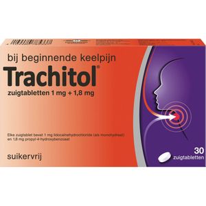 Trachitol Suikervrij - 2 x 30 zuigtabletten