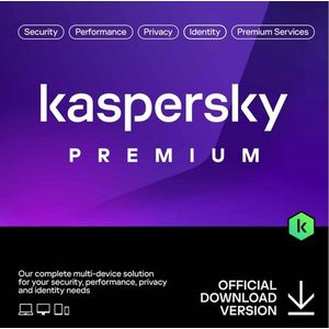 Kaspersky Premium - 5 Apparaten - 1 Jaar