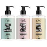 Kiki Curls 3x 750ml combi set | Voor krullen | Extra voordelig | #1 cleanser #2 mask #3 wonder finish