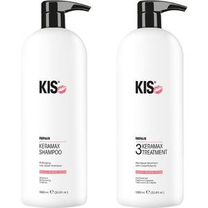 Kis Keramax duo shampoo en treatment 1L | Extra voordelig