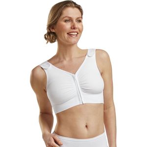 Carefix compressievest Lisa (M - C-E - Zwart) - Postoperatieve beha met voorsluiting - Herstel na borstoperatie