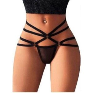 String-Dames-Sexy-Slip-Zwart-Lingerie-Bandjes-Doorschijnend-Vrouwen-Goedkoop