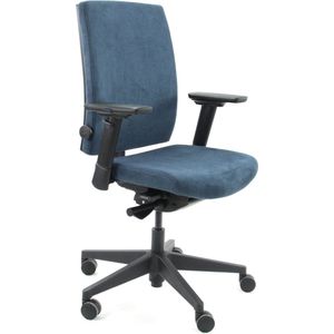 Workliving Eva Comfort Blauw Regain - Bureaustoel Ergonomisch (N)EN 1335