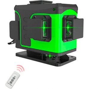 Kira® Laser Kruislijnlaser - Lijnlaser - Kruislijnlaser Zelfnivelerend - Laser Waterpas - Inclusief 360 graden statief en muur bevestiging - Oplaadbare Accu - Groen