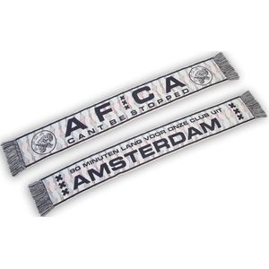 Sjaal Away 23/24 Wit HD dubbelzijdig - AFCA - Fanwear - Ajax - Amsterdam - Away - Uit tenue