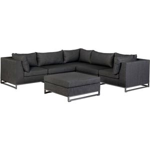 Exotan Rhodos Hoekbank Loungeset Black