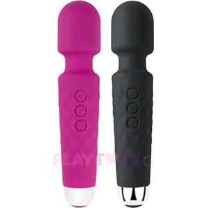Personal Massager & Magic Wand Vibrator - G Spot Vibrator & Clitoris Stimulator - Stille Vibrators voor Vrouwen - Sex Toys ook voor Koppels - Erotiek - Obsidian Black