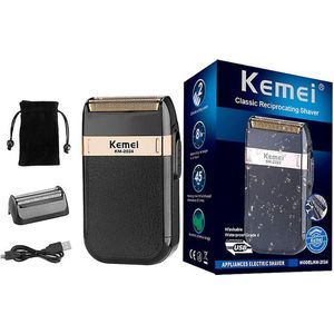 Kemei Shaver- Precision Shaver- 2 Blade cutting system-