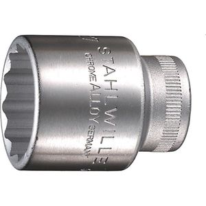 Stahlwille serie 50 Dopsleutel Twaalfkant 1/2""/11 - HPQ Verchroomd - maat 11 - Prijs per stuk