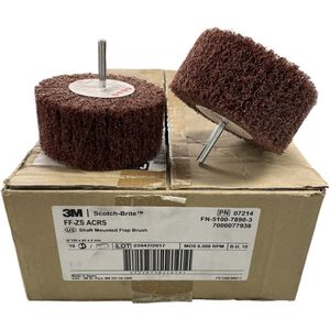 3M Scotch Brite FF/ZS Lamellenborstel A coarse (grof) art. 07214 - diameter 100 mm x 45 mm - Prijs per stuk