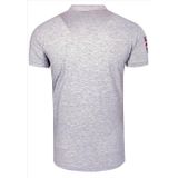 Rusty Neal - Heren Polo - Grijs - Korte Mouw - Kraagje