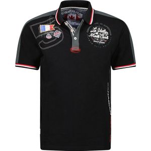 Canadian Peak - Kalvineak - Poloshirt Heren - Zwart - Italian-Style