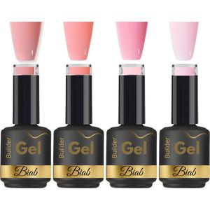 C&S Trade® BIAB – Builder in a Bottle – BIAB Nagel Builder Gel - BIAB 15 ML - 4 kleuren