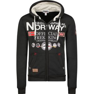 Geographical Norway - Gafont - Heren Vest - Zwart - Modaitalia