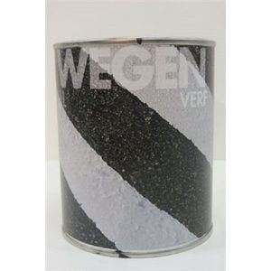 BEVEPE Wegenverf - Toepassing voor asfalt, beton, wegmarkering - RAL 6017 Meigroen - 1 L