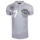 Rusty Neal - Heren Polo - Rood - Korte Mouw - Kraagje