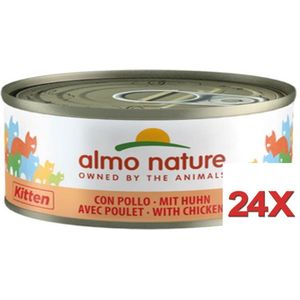 Almo Nature HFC -  Kattenvoer - Kitten - Kip - 24x70gr