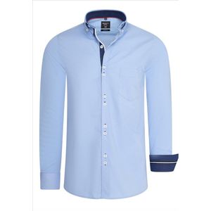 Italian Style - Heren Overhemd - Blauw - Style-Italy