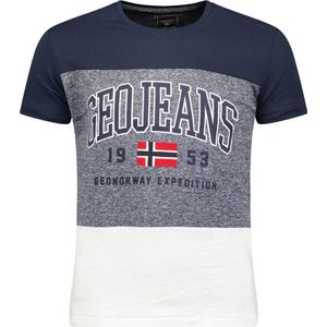 Geographical Norway - Jerudico - T-Shirt Heren - Navy - Italian-Style