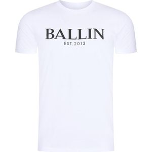 Ballin Est 2013 - Heren T-Shirt - Wit - Zachte Stof - Opdruk