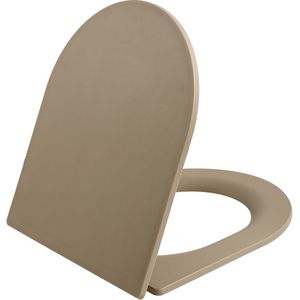 Saniclear Itsie softclose toiletzitting taupe