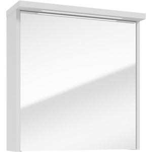 Fontana Grado spiegelkast met verlichting 60cm 1 deur wit mat