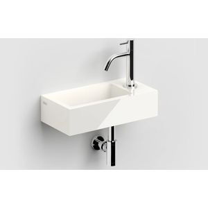 Clou Flush 3 fontein mineraalmarmer 36cm rechts wit glans