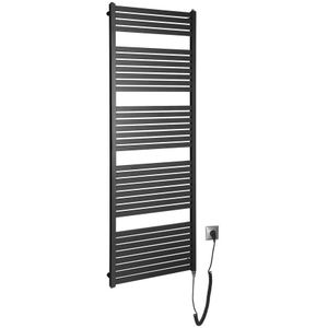 Sapho Tondi elektrische radiator zwart mat 60x169cm 800W