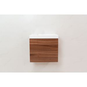 Sanigoods Minimo fontein onderkast 40cm walnut