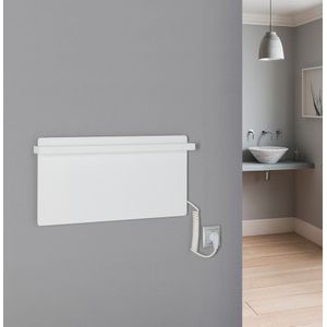 Sapho Elmis elektrische radiator 60x30cm 90W wit mat