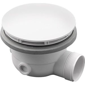 Sapho - Douchebak Sifon - Wit - 90mm - Afvoergat 40mm - 34 Liter per minuut