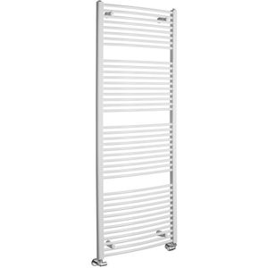 Aqualine Orbit gebogen design radiator 75x185 wit 1439Watt