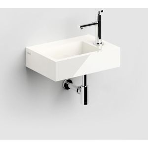 Clou Flush 2 fontein 36cm mineraalmarmer wit glans