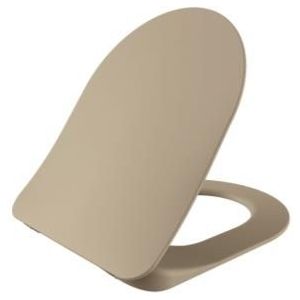 Sanigoods Alpha soft-close toiletzitting mat cappuccino