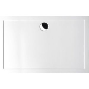Polysan Karia rechthoekige douchebak 120x80cm wit