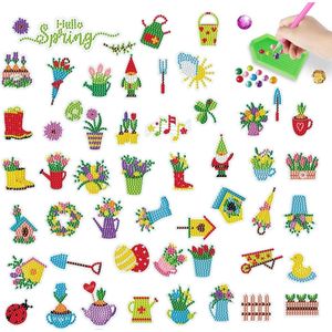 Diamond Painting Sticker set Lente (52 stuks)