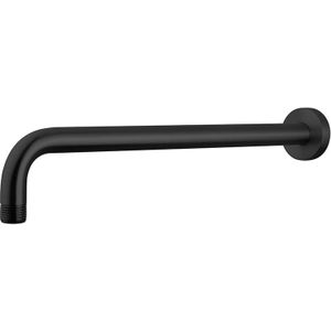 Mueller Round douche arm 35cm geborsteld staal