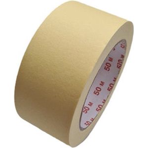 Tape crêpe 48mm x 50 meter afplakband