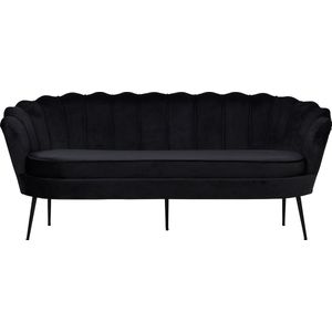 Ebuy24 - Nice Sofa 3 Personen velour schwarz.