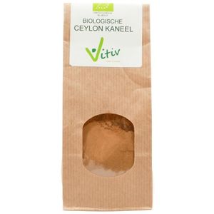 Vitiv - Ceylon Kaneel Bio - Biologische Kaneel Poeder - 100g